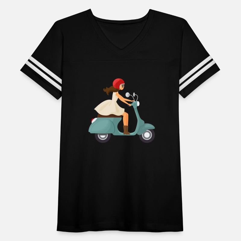Girl on scooter