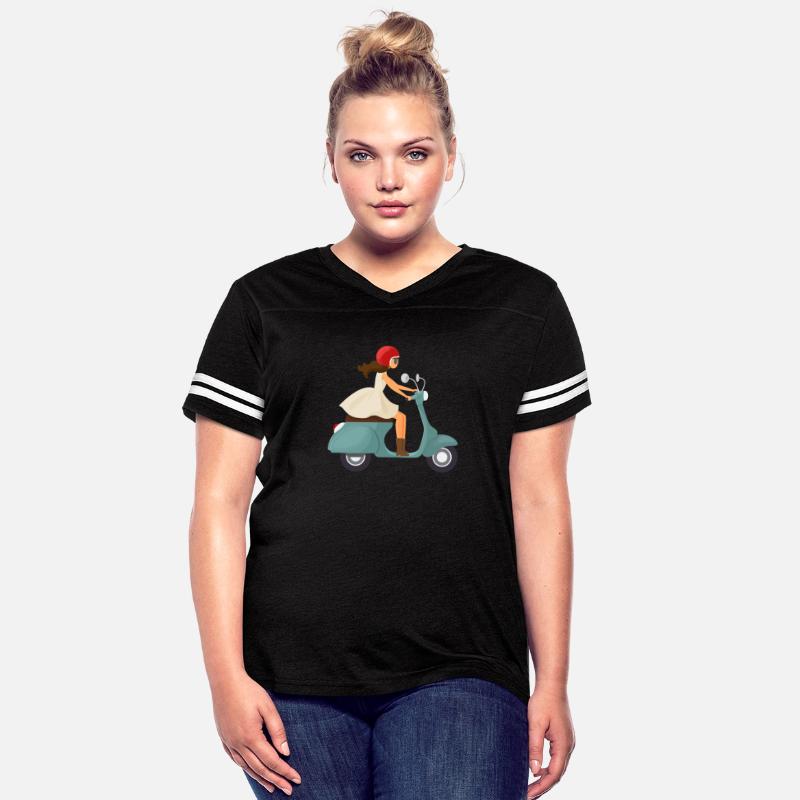 Girl on scooter