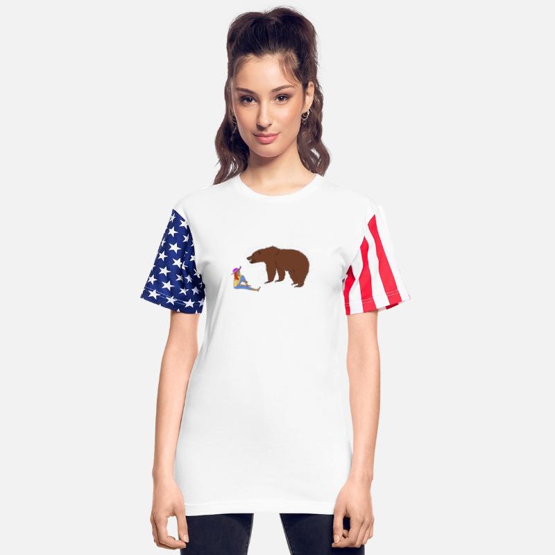 Girl Speaks To Bear