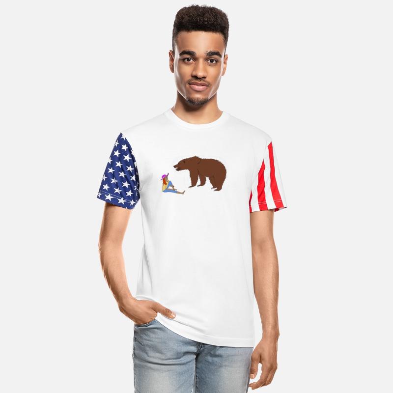 Girl Speaks To Bear