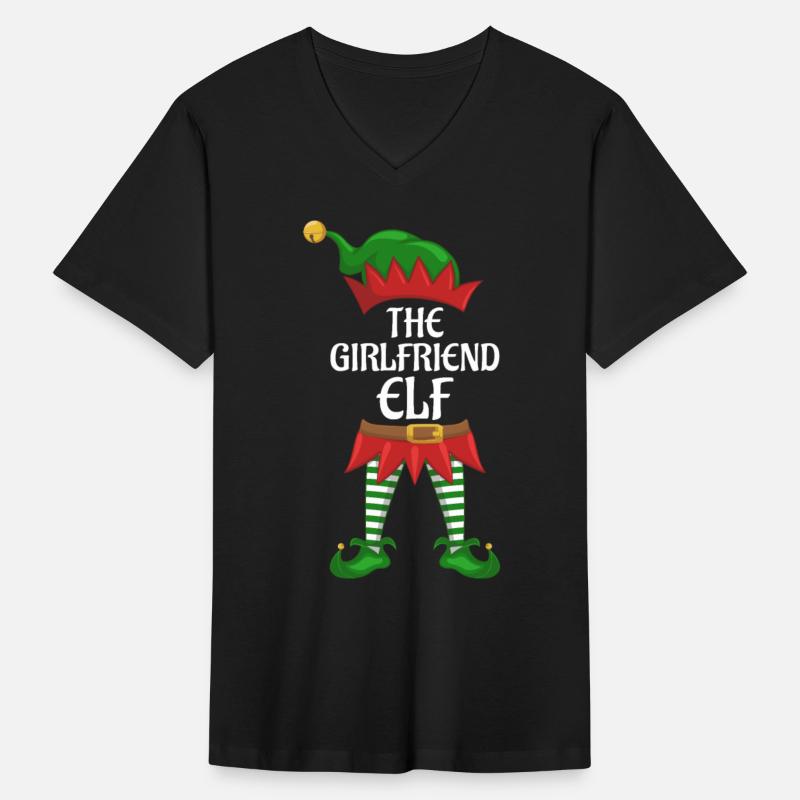 Girlfriend Elf Family Matching Christmas Party