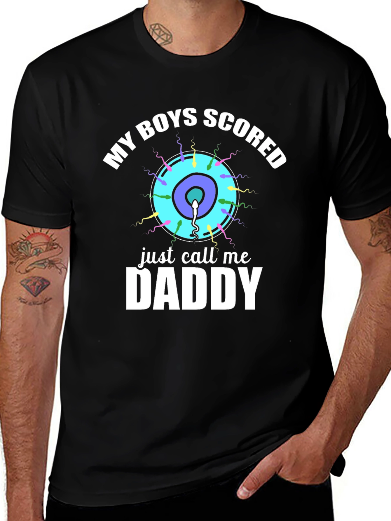 My Boys Scored Funny Dad T-Shirt