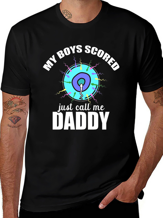 My Boys Scored Funny Dad T-Shirt