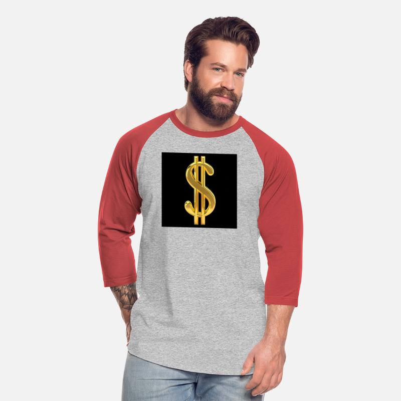 Golden Dollar Sign Black Background