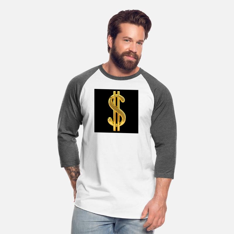 Golden Dollar Sign Black Background