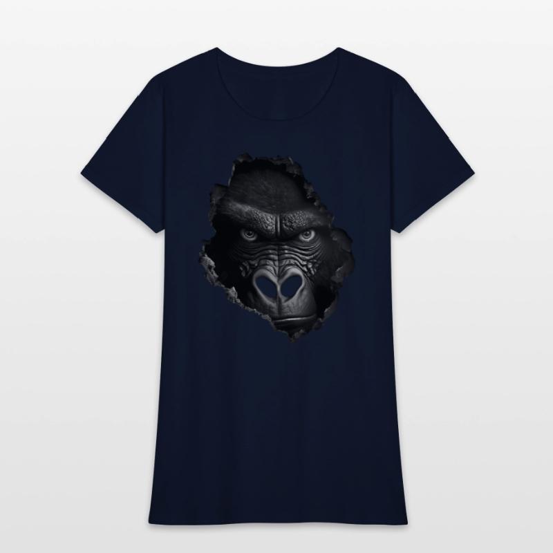 Gorilla Face Wall Animal Print Animal