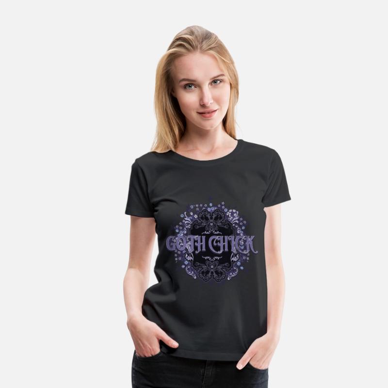 Goth Chick Black White Purple Goth Oh My Goth