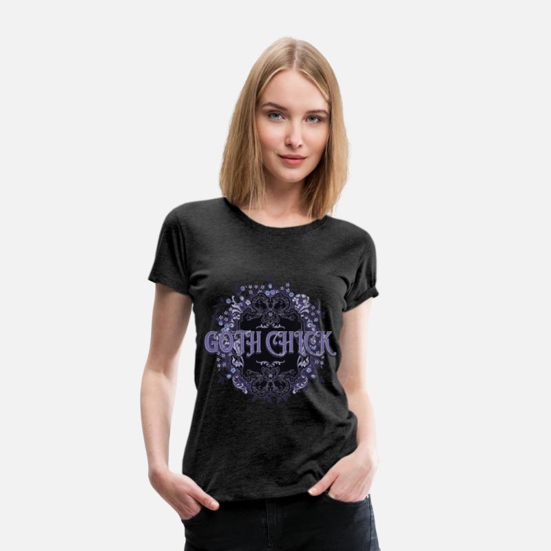 Goth Chick Black White Purple Goth Oh My Goth