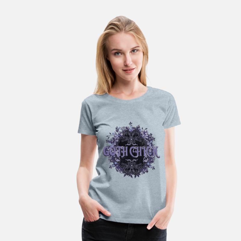 Goth Chick Black White Purple Goth Oh My Goth