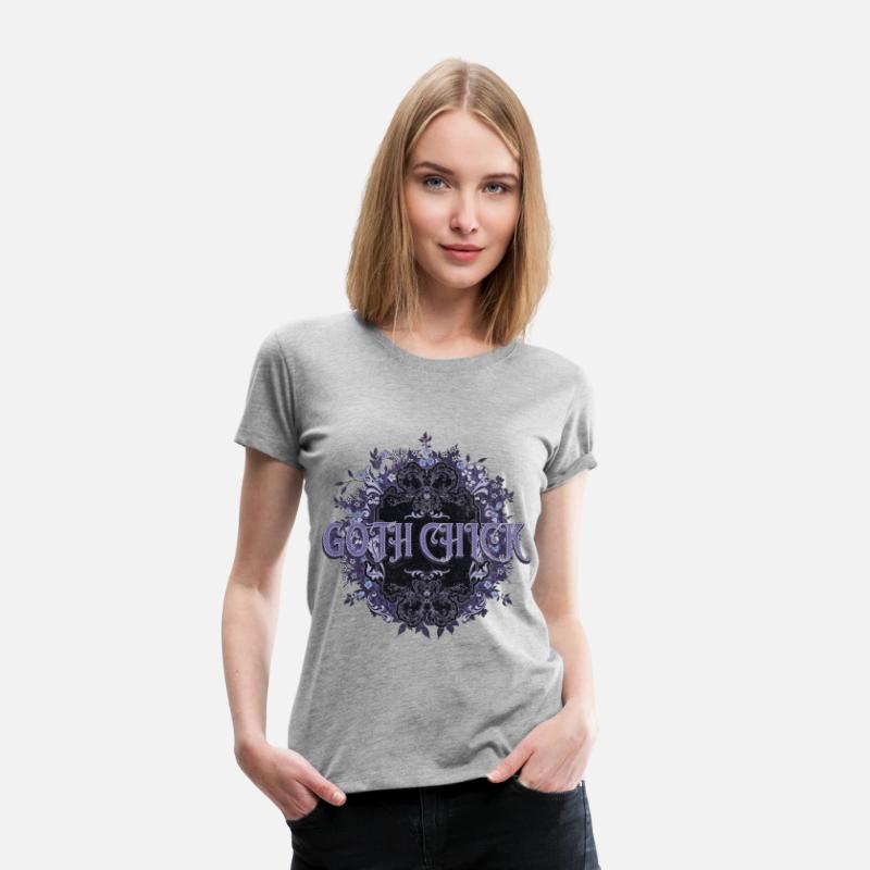 Goth Chick Black White Purple Goth Oh My Goth