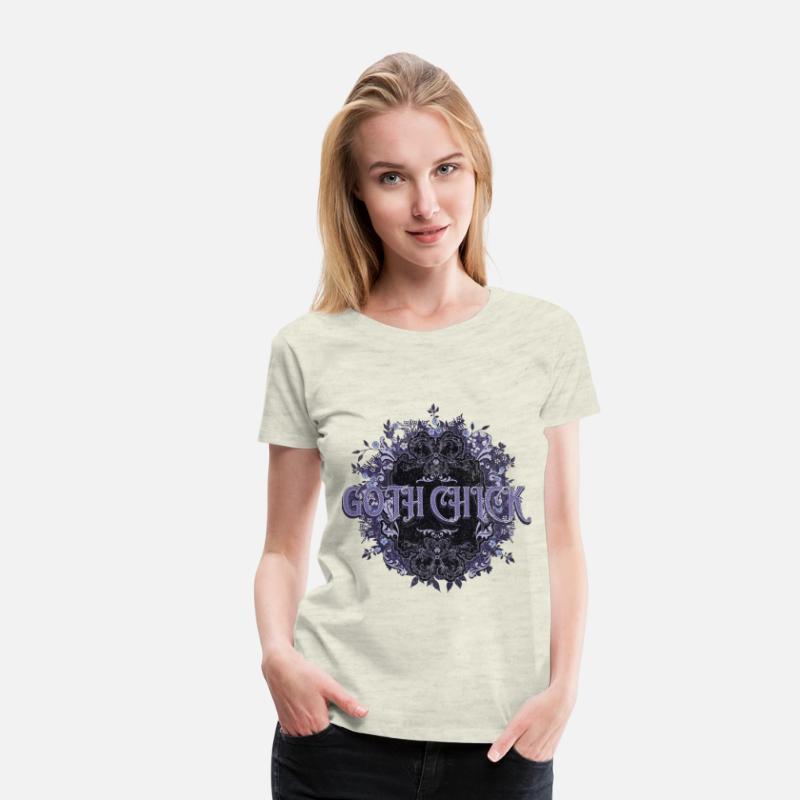 Goth Chick Black White Purple Goth Oh My Goth