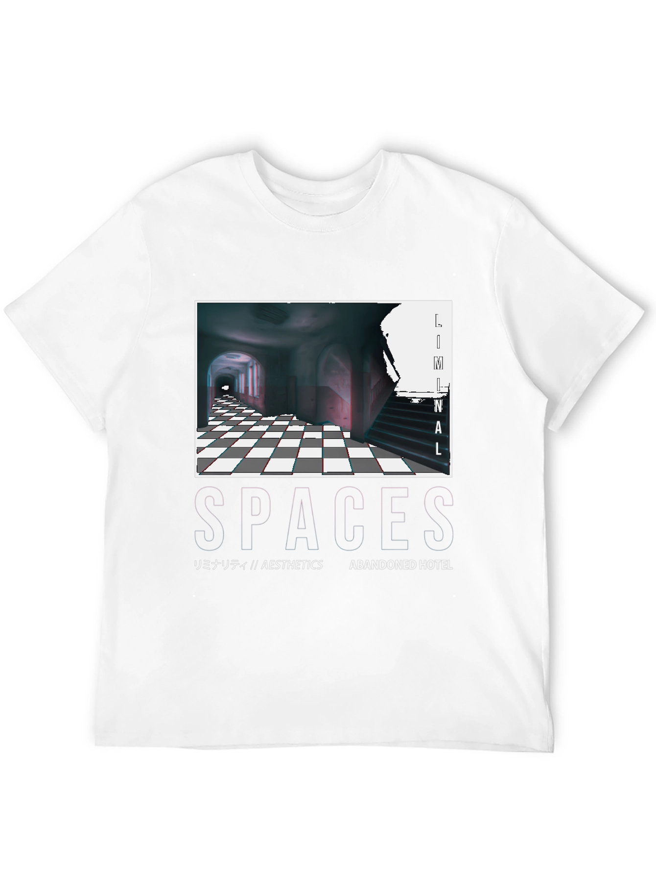 Liminal Spaces Graphic T-Shirt - Black