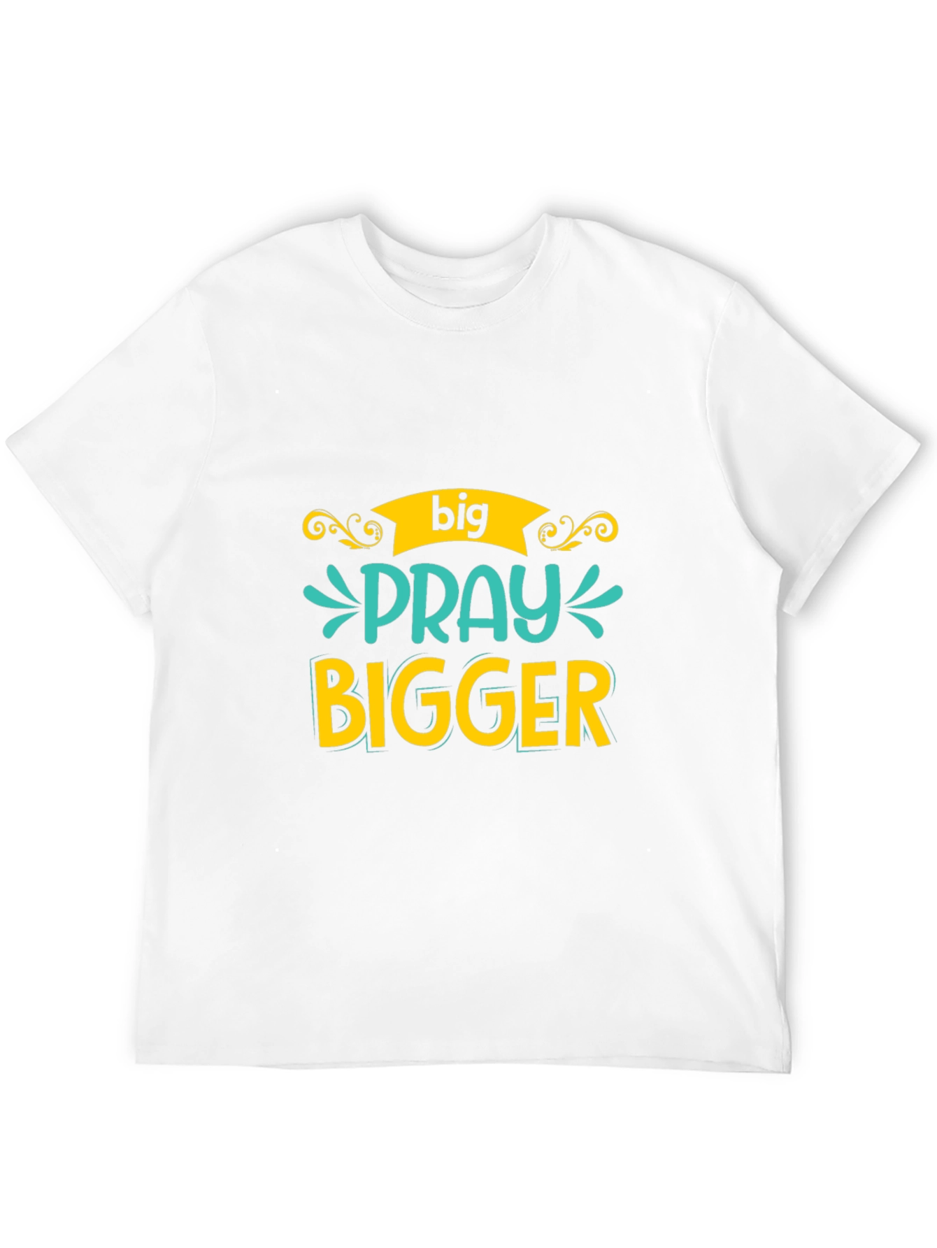 Big Pray Bigger Black Tee