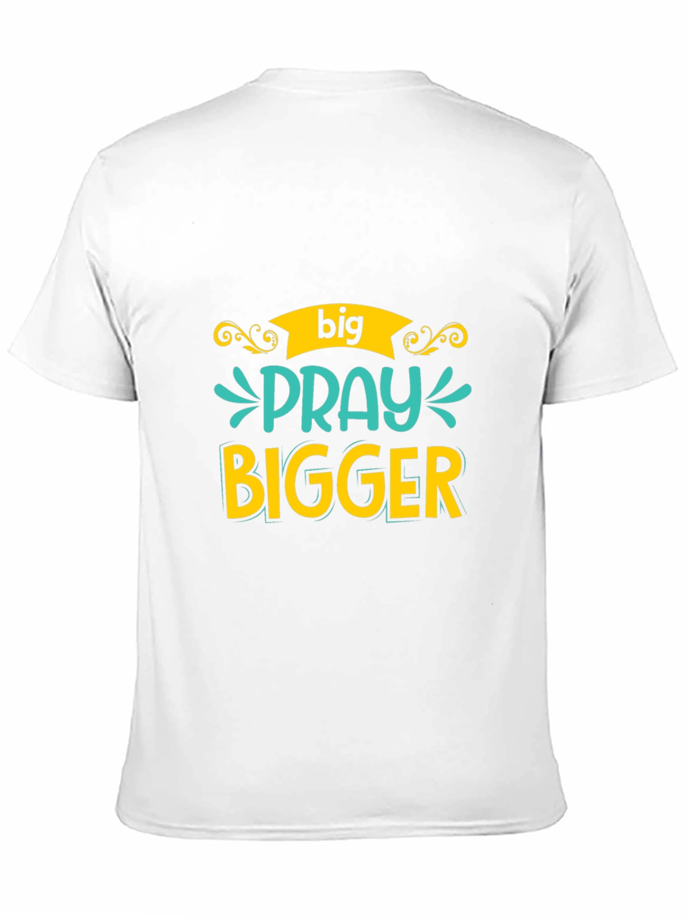 Big Pray Bigger Black Tee