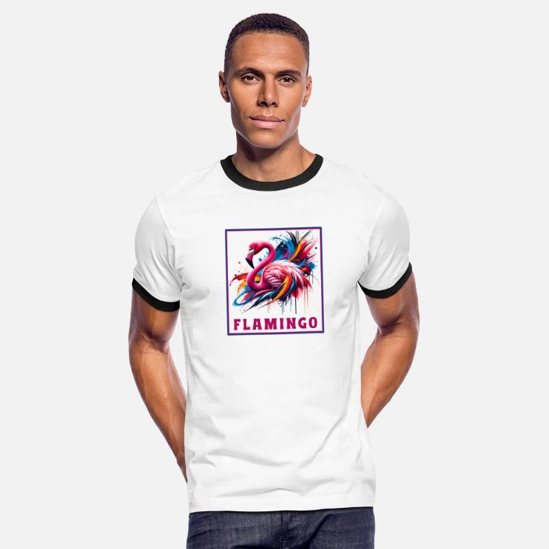 Graffiti Flamingo Explosion