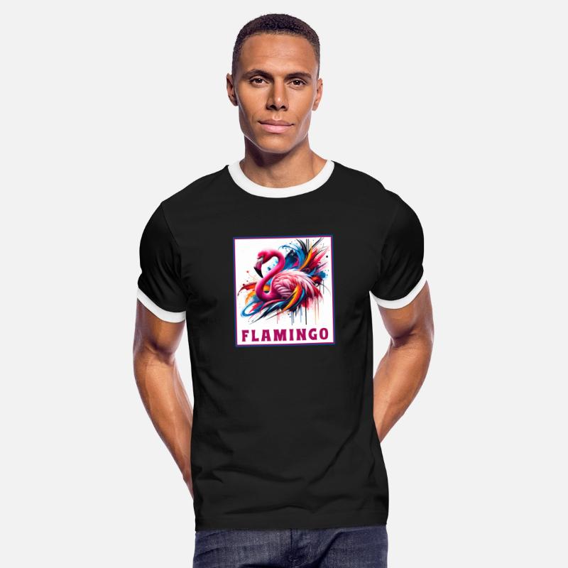 Graffiti Flamingo Explosion
