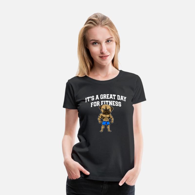 Great Day for Fitness Funny Workout Humor Gym