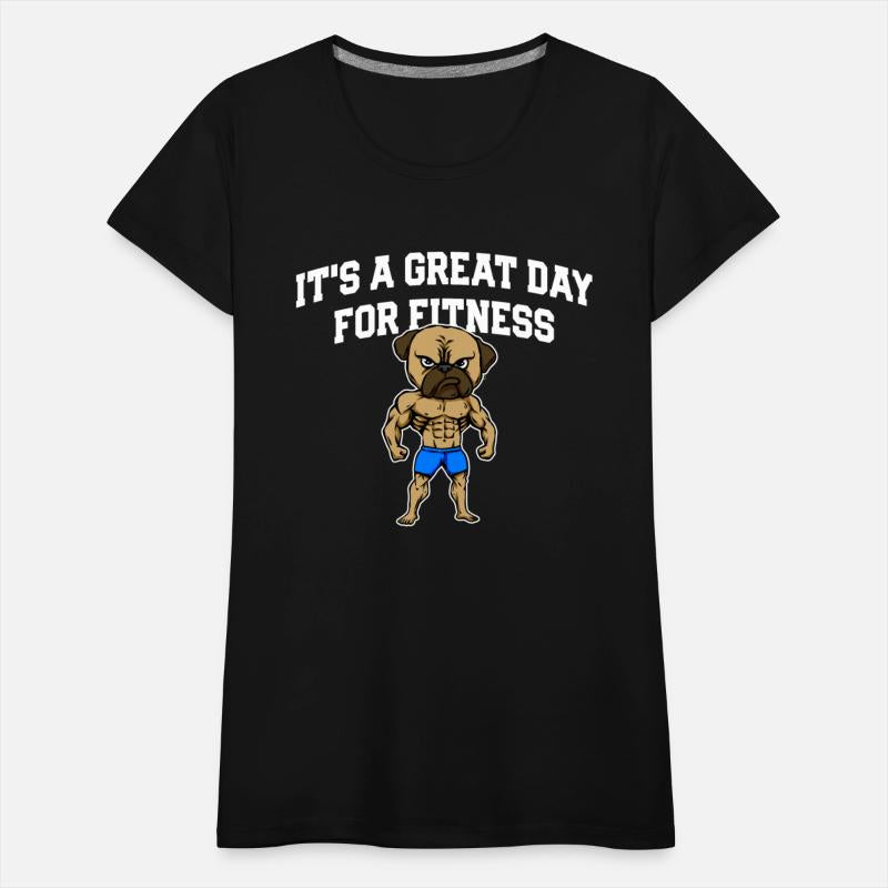 Great Day for Fitness Funny Workout Humor Gym