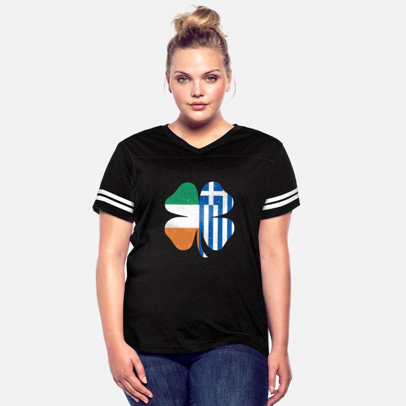 Greek Irish Shamrock Greece Ireland St Patrick'S D