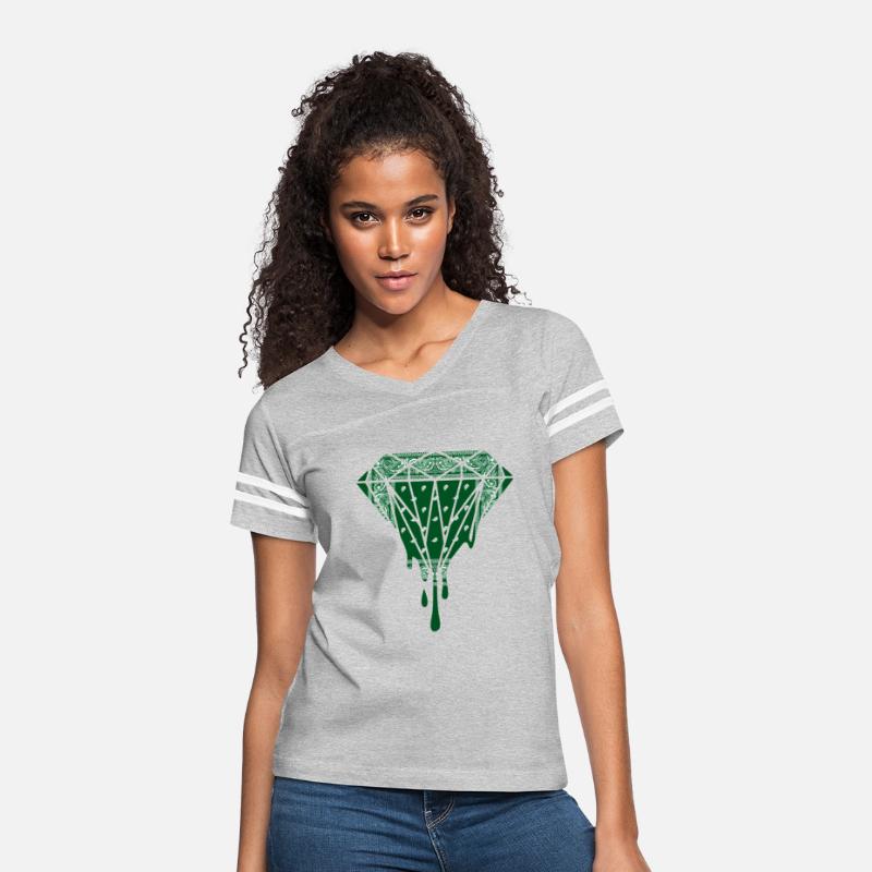 Green Bandana Diamond Emerald Dripg Hip Hop Street