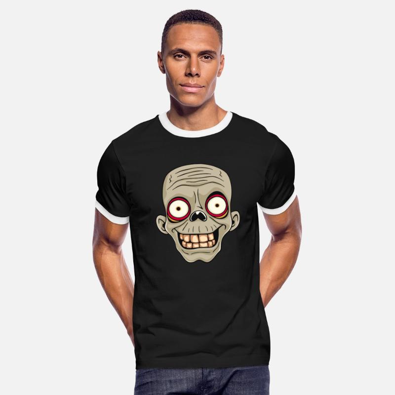Grinning Zombie With Freaky Eyes