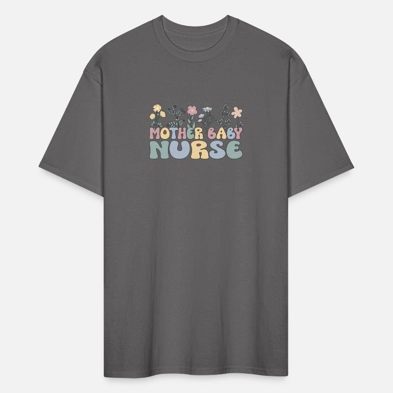 Groovy Mother Baby Nurse Flowers Postpartum Nurse