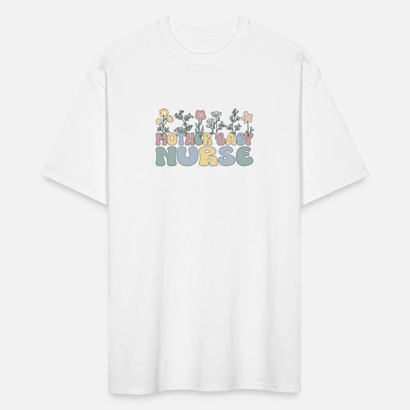 Groovy Mother Baby Nurse Flowers Postpartum Nurse
