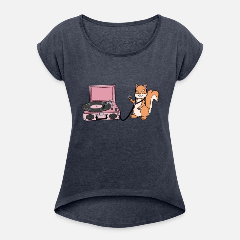 Groovy Squirrel Listening To Music DK - Cameo Pink