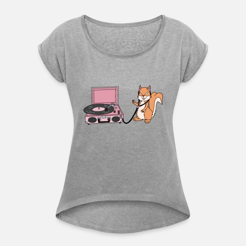 Groovy Squirrel Listening To Music DK - Cameo Pink