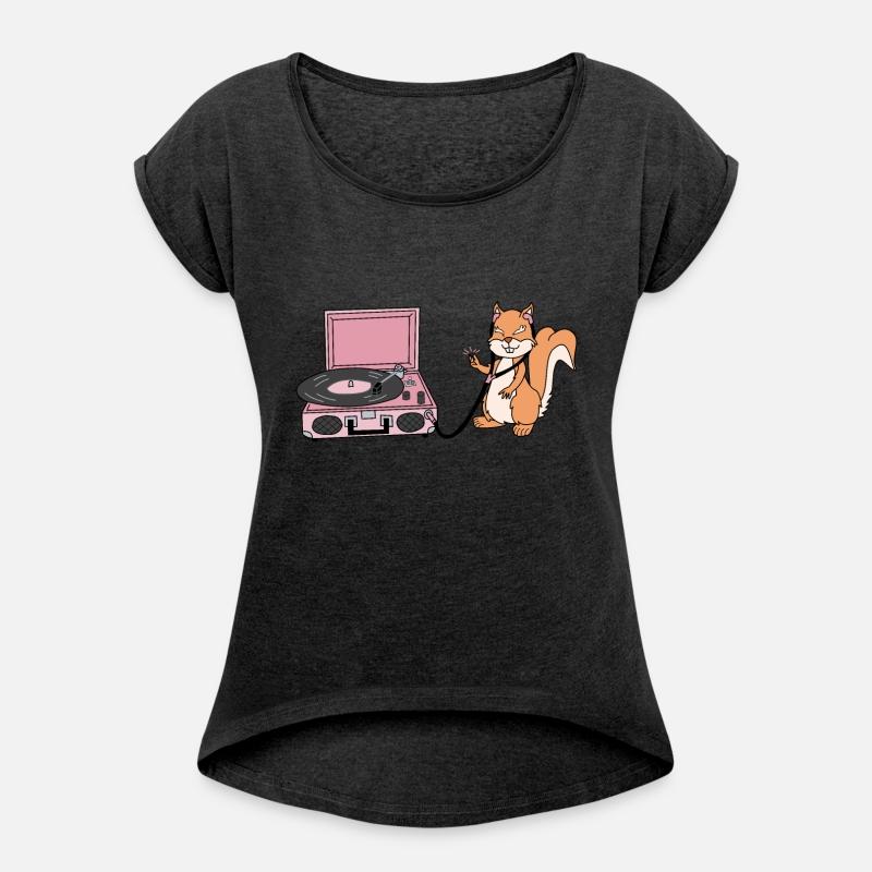 Groovy Squirrel Listening To Music DK - Cameo Pink