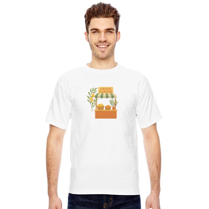 Grove Garden Fruit Stand Illustration