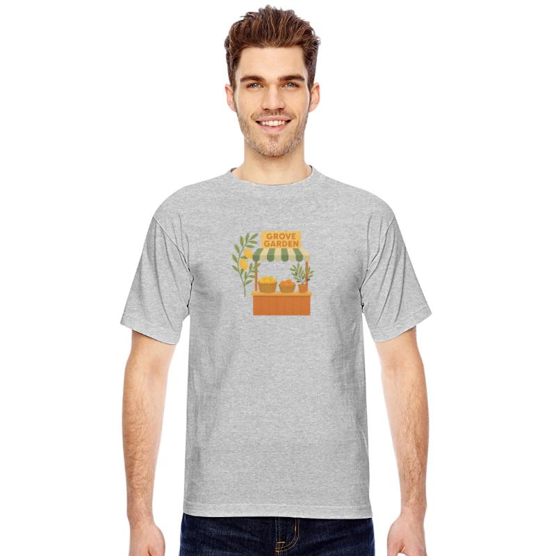 Grove Garden Fruit Stand Illustration
