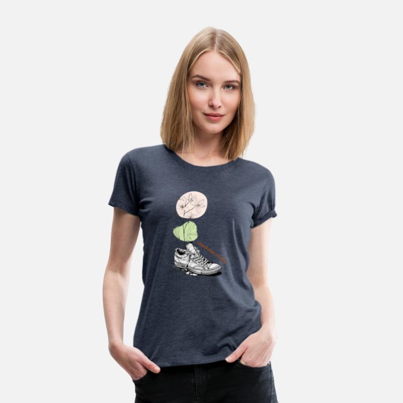 Growth Finds Its Way Line Art Floral Sneaker Tee