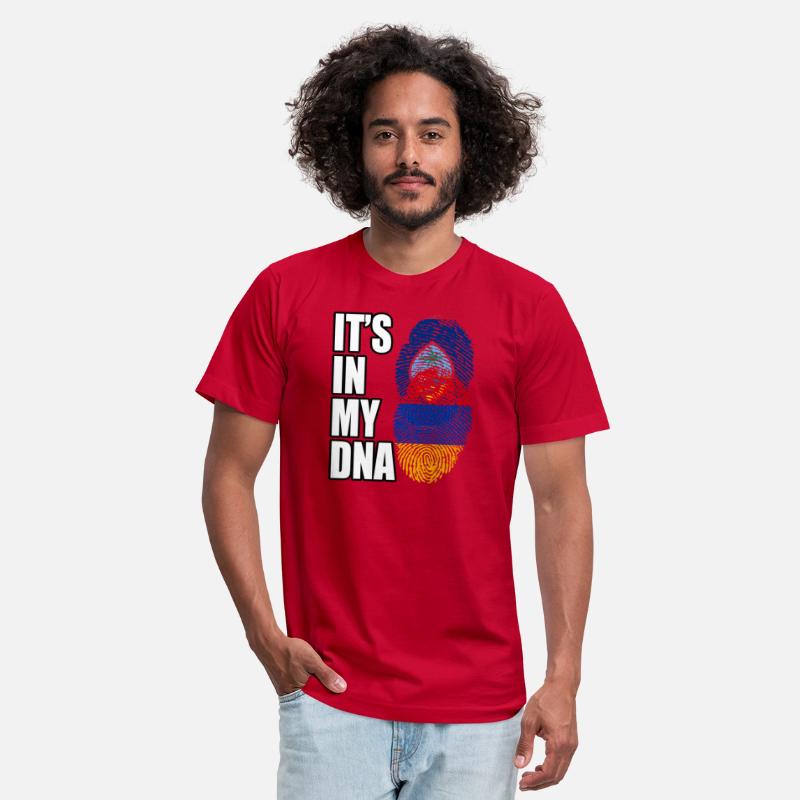Guam And Armenian Mix Heritage DNA Flag