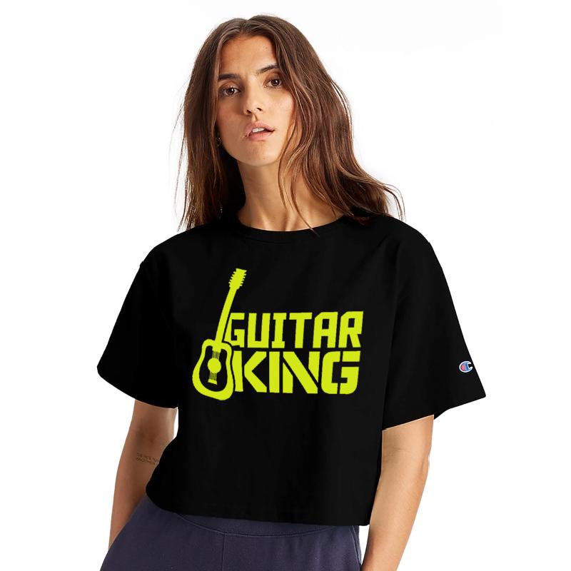 Guitar King Guitarist Text Bassist Royal Fun Quote