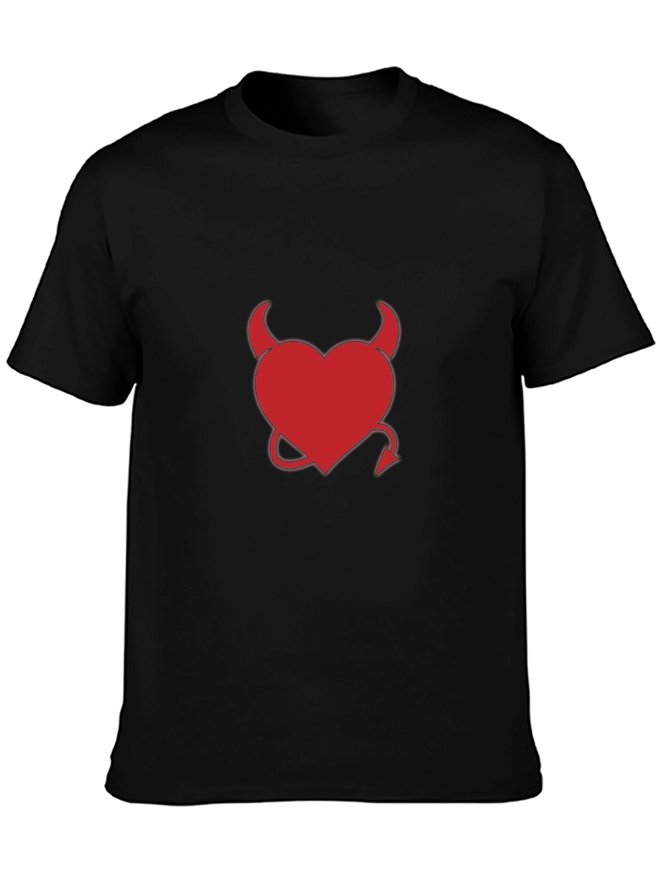 Devil Heart Graphic T-Shirt - Edgy Style