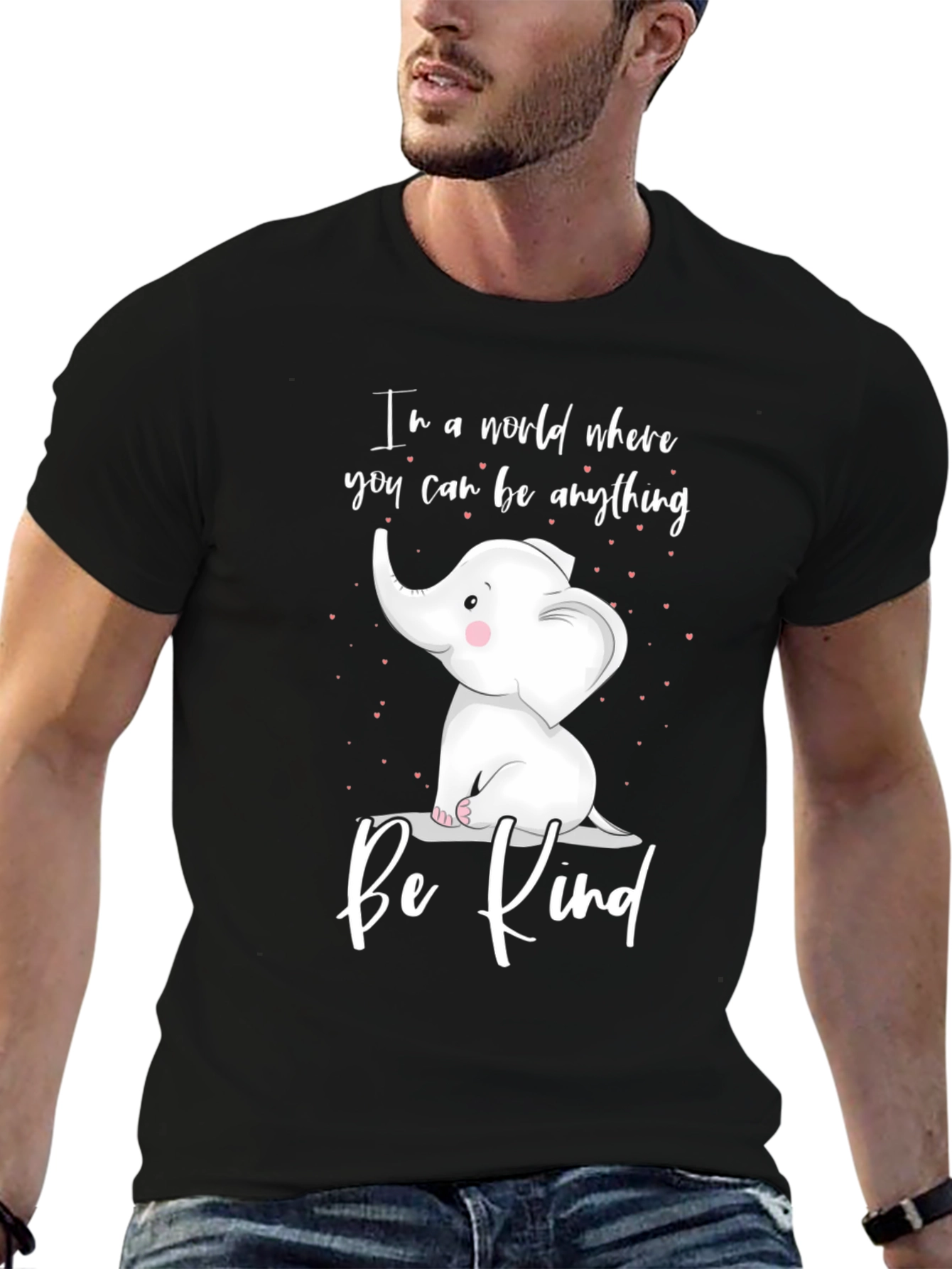 Be Kind Elephant Graphic Tee