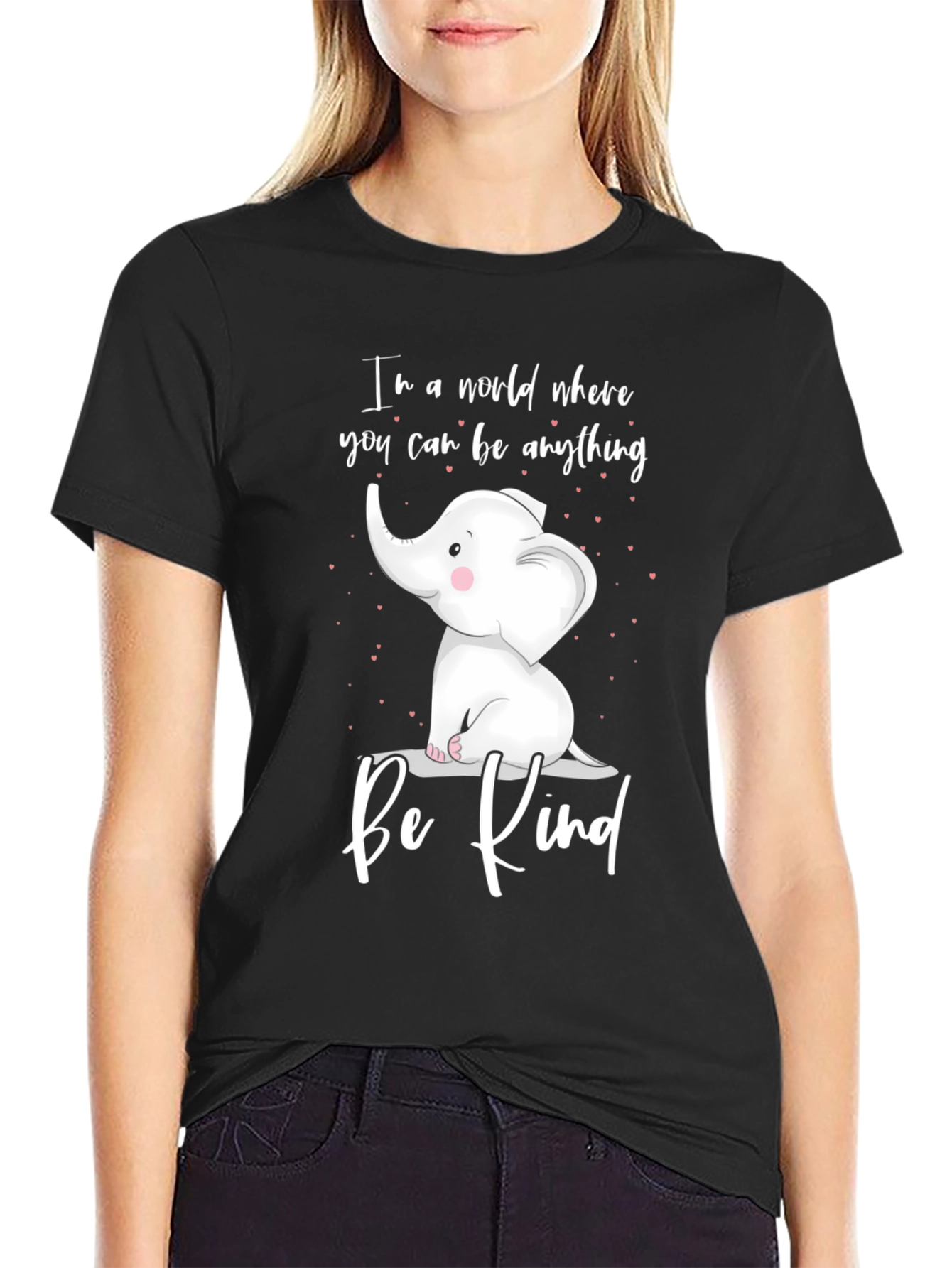 Be Kind Elephant Graphic Tee