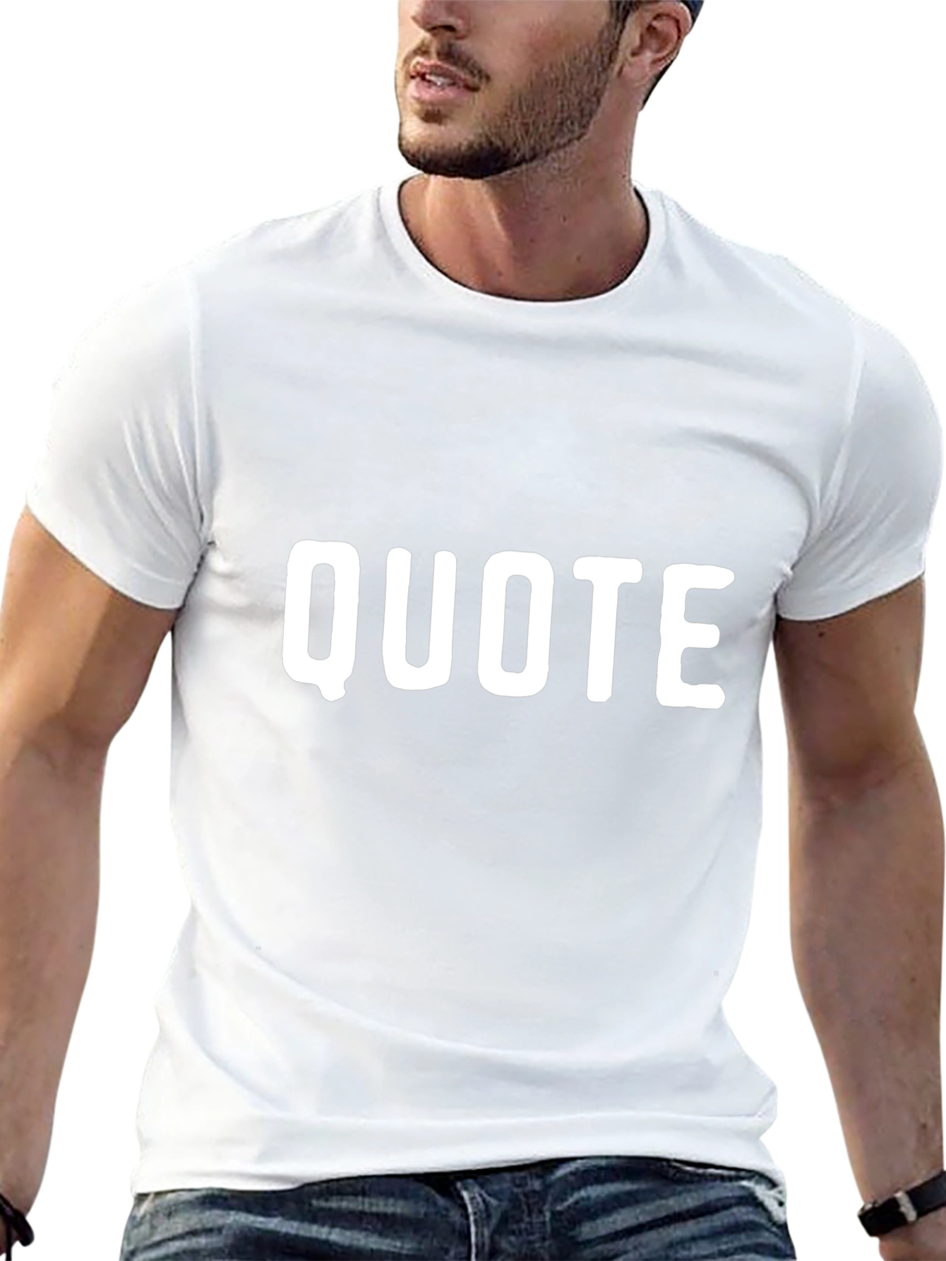 Quote Graphic Black T-Shirt