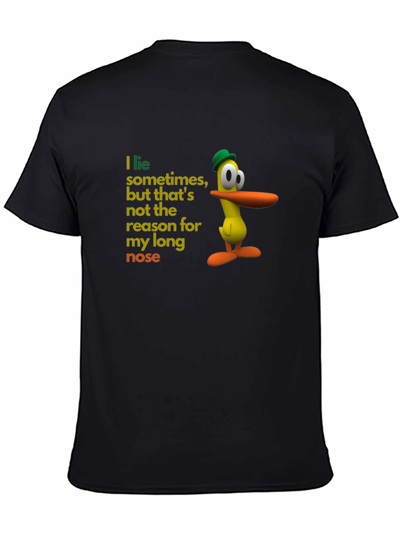 Funny Long Nose Duck T-Shirt - Humor Tee