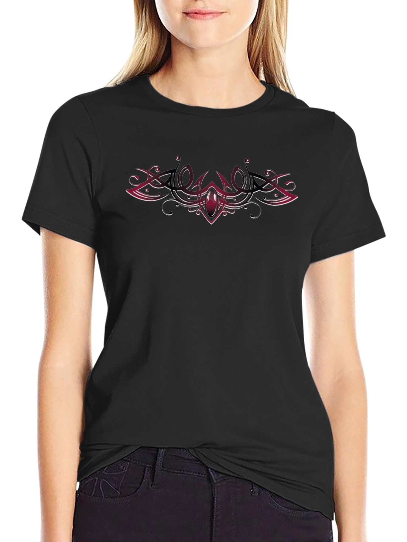 Emblem Graphic Black T-Shirt