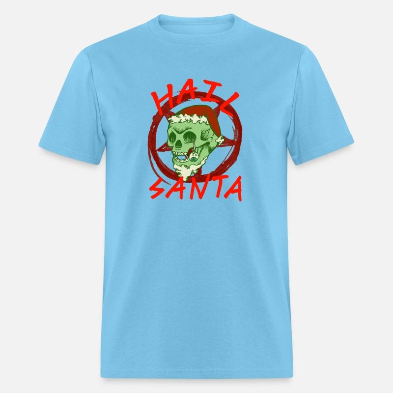 Hail Santa - Halloween Zombie Rocker Skull