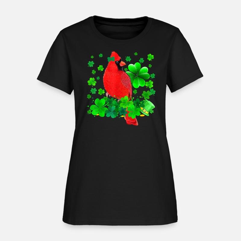 Happy St Patrick s Day Cardinal Bird With Sha