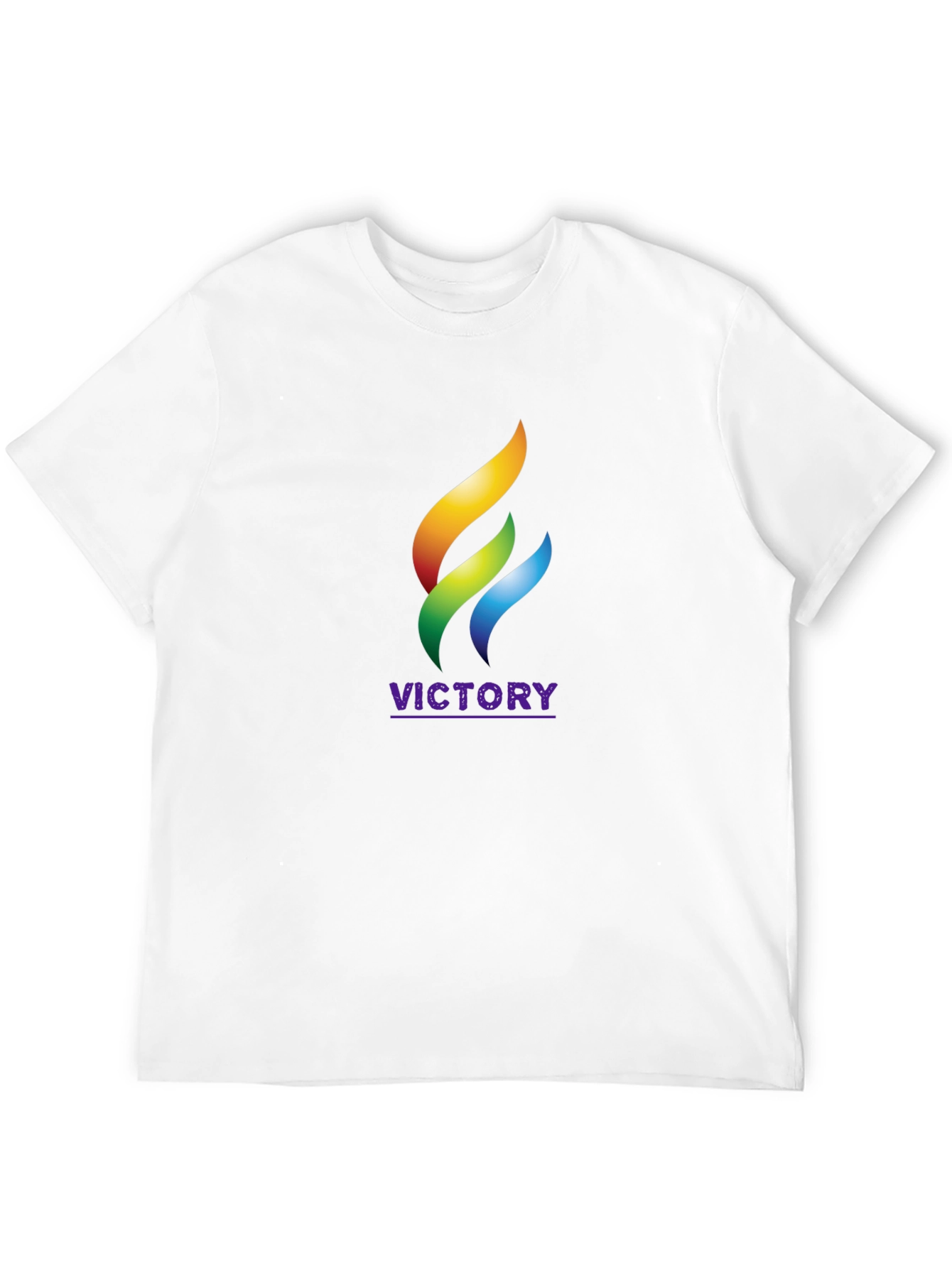Victory Flame Graphic Black T-Shirt