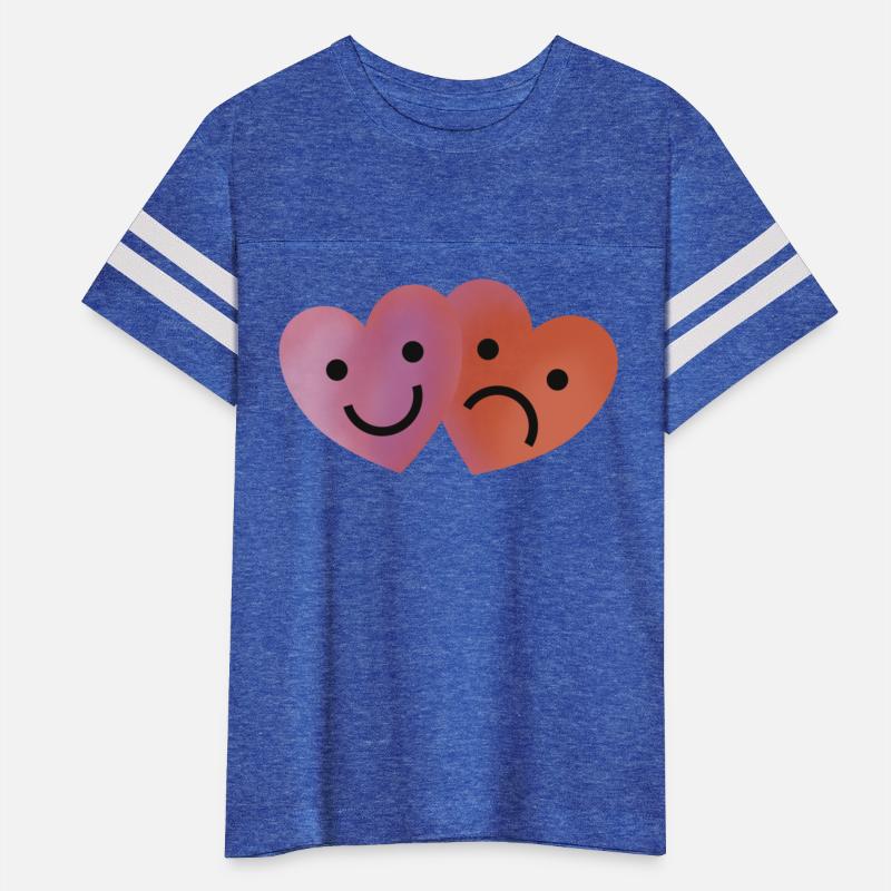 Heart Theater Masks - Cool Kids Shirt Design