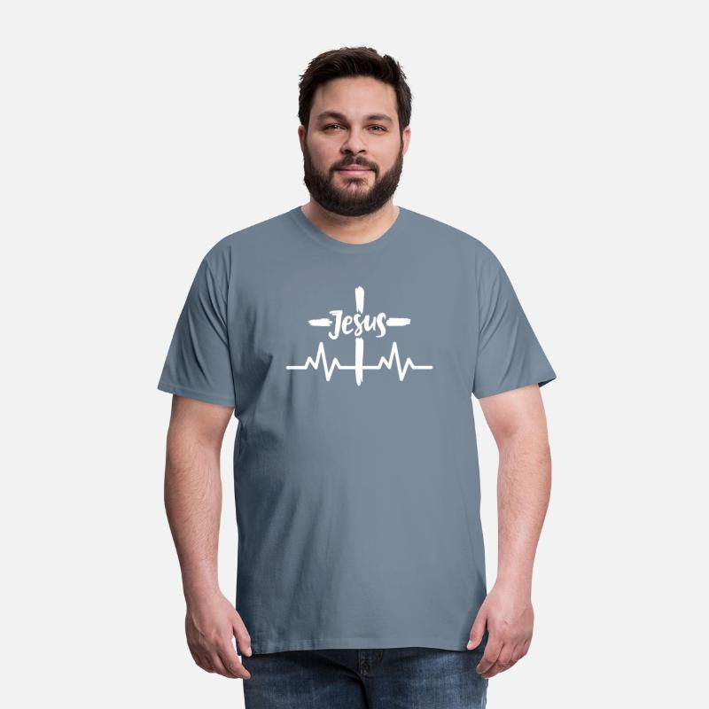 Heartbeat Jesus Cross Christian Faith