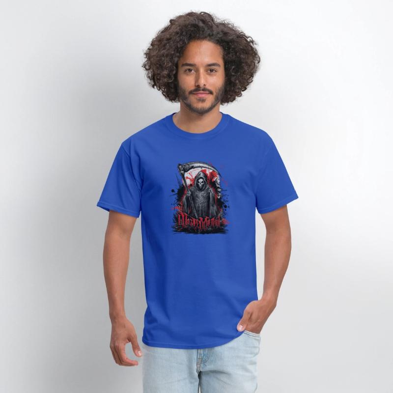 Heavy Metal Reaper with Scythe Graphic
