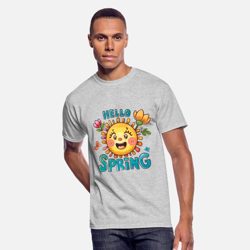 Hello Spring Sun Flowers Gardening Season