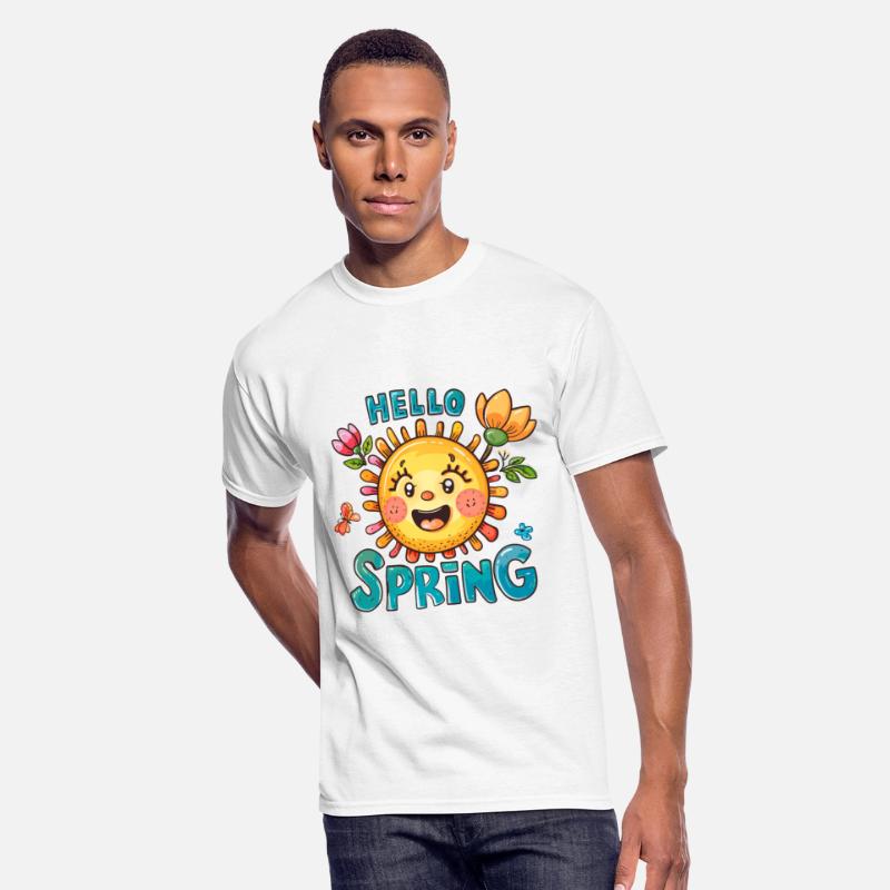 Hello Spring Sun Flowers Gardening Season