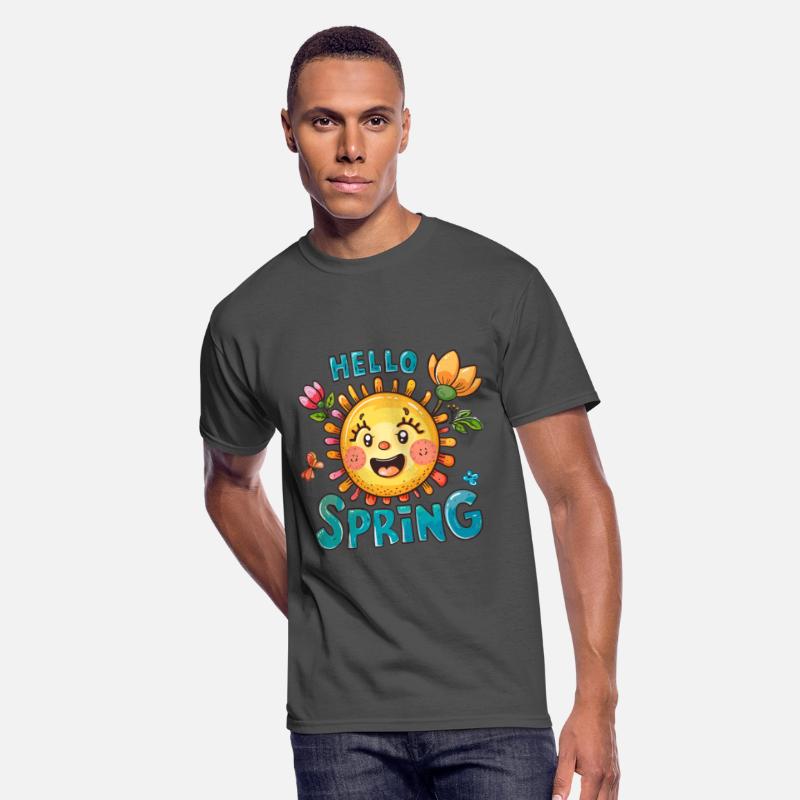 Hello Spring Sun Flowers Gardening Season